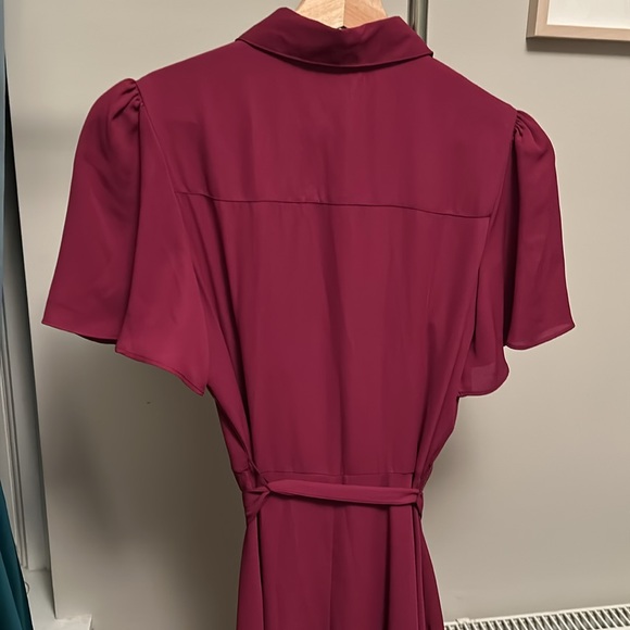 Fuchsia Button-Up Dress - Picture 5 of 5